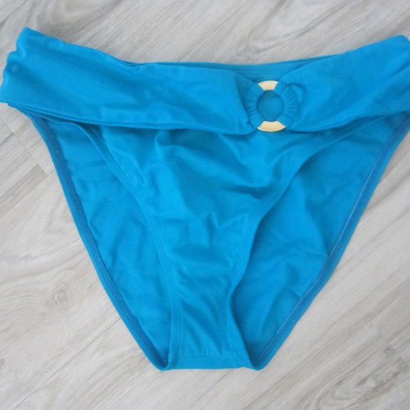 COPY - KECHIKA - Sz14 - Turquoise Hi Waist Bikini - Picture 4 of 8